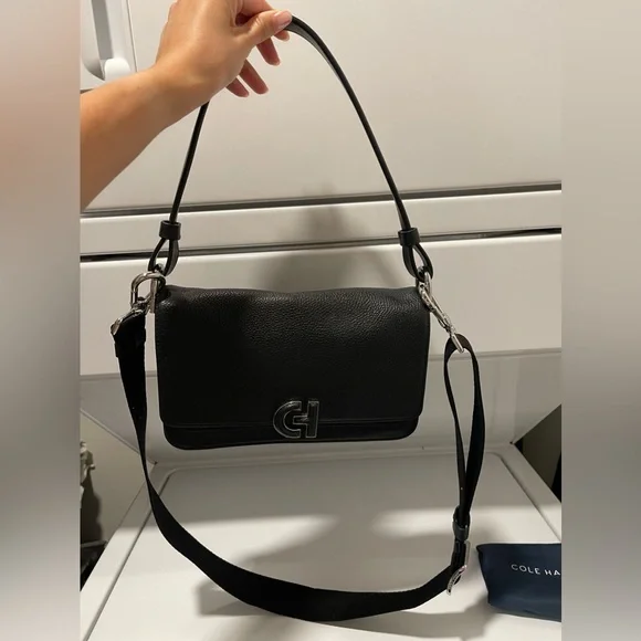 Cole Haan Shoulder Leather Bag - Picture 4 of 14